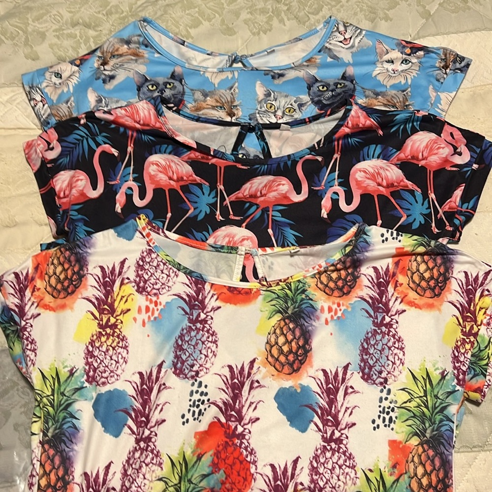 Set of 3 Fun Summer Woman’s Rompers
